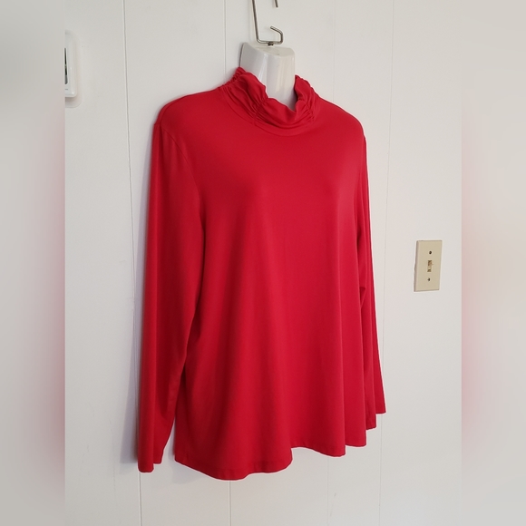 Susan Graver Turtleneck Top Size 1X - Picture 4 of 6